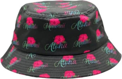 Aloha Designs: Sombrero Pescador Hawaiano Hibisco Con Aloha,