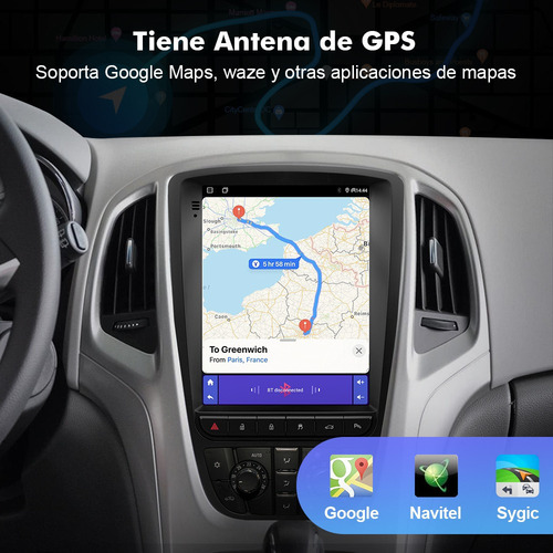 Zk Estéreo Tesla Para Opel Astra J Vauxhall Verano 2007-2014