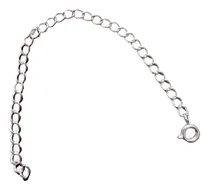 Comprar Extensor Para Cadena Pulsera 10cm Con Broche Plata Ley 925