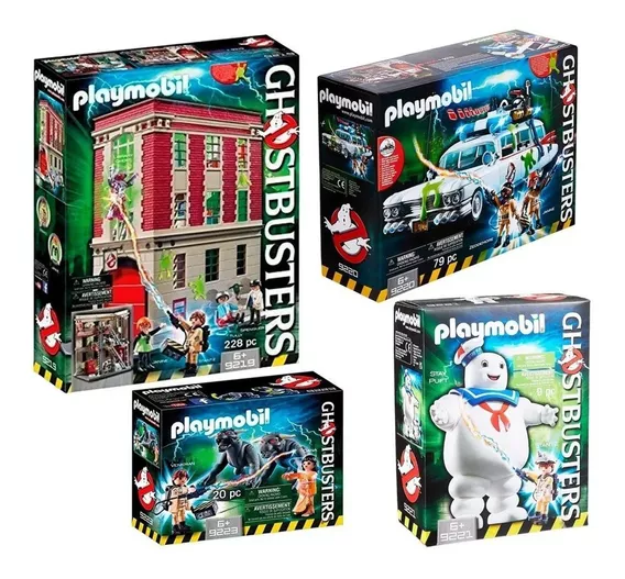 Ghostbusters Playmobil Colección 4 Sets Originales