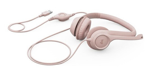 Auriculares Logitech H390 Rose