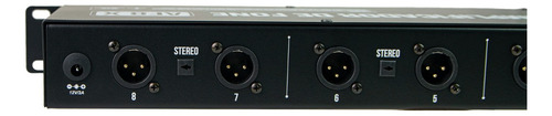 Amplificador De Fone Af8 X Santo Angelo Preto + Nf-e