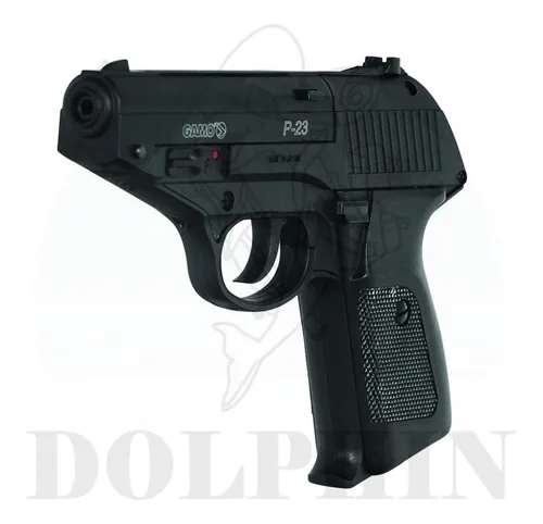 Kit Pistola Gamo Co2 P23 Combat 10 Tiros + Garrafa + Balines