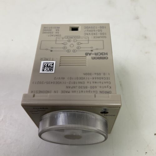 Omron Time Relay 8 Pins 100 To 240v Ac 125v Dc H3cr-a8ac Zzk