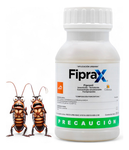Fiprax 250ml Insecticida Mata Chinches De Cama Cucarachas