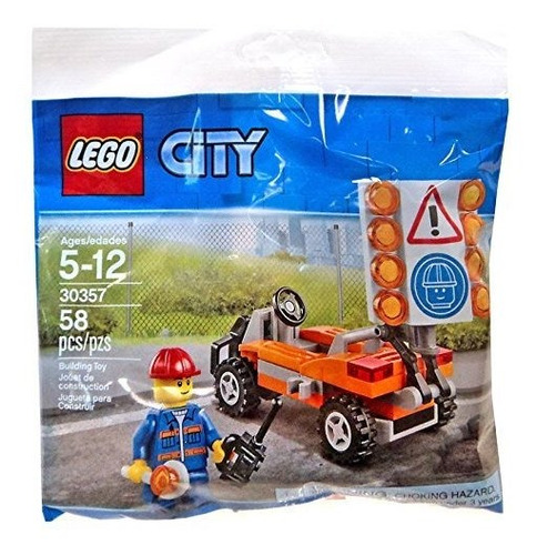 Lego 30357 City Road Worker Polybag 58 Piezas