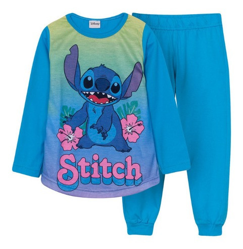 Pijama Largo Infantil - Stitch