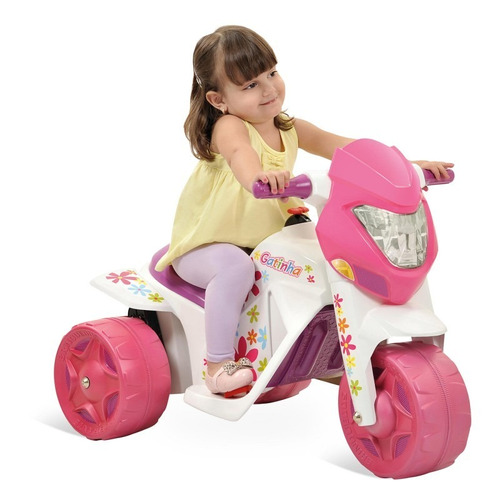 Moto Elétrica Infantil Ban Moto Gatinha 6v Bandeirantes