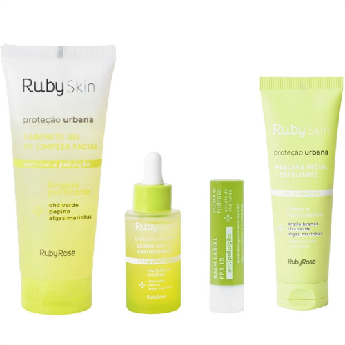 Imagem 10 de 10 de Kit Sabonete Gel + Máscara + Sérum Facial + Balm Labial