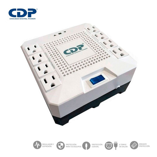 Estabilizador De Voltaje Cdp R-avr1808i 1800 Va/1000 W 8 Sal