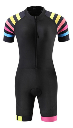 Traje De Triatlón Para Mujer Manga Corta Conjunto De Mtb