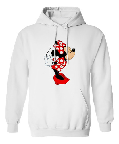 Sudadera Con Gorro Minnie Mouse Vestido Rojo Love