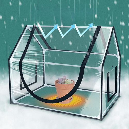 Mini Cubierta De Pvc Para Invernadero, Práctica A Prueba De
