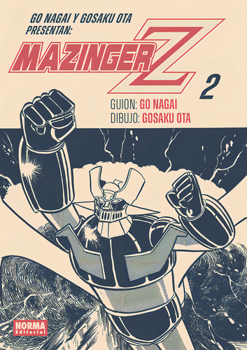 Mazinger Z, De Go Nagai. Mazinger Z, Vol. 2. Editorial Norma Editorial, S.a., Tapa Dura En Español, 2024