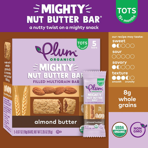 Barras De Mantequilla De Nueces Mighty Nut Butter Mantequill