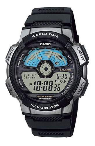 Reloj Para Hombre Casio Ae_1100w_1bv Negro