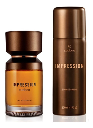 Kit Eau De Parfum + Espuma De Barbear Impression - Eudora