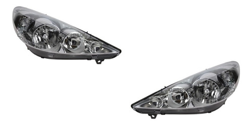 Juego Opticas Faros Delanteros Peugeot 207 2008 A 2015