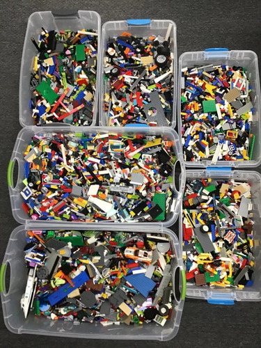 3 Kilos De Bloques Construcción Lego Granel Pedacería