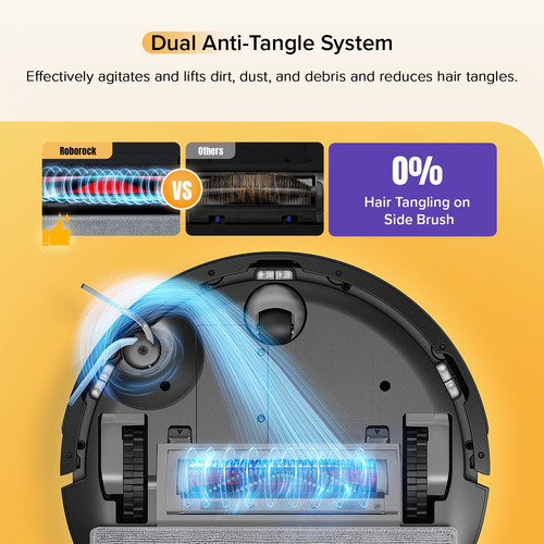 Robot Vacuum And Mop Combo Roborock Q7 M5 10,000pa Black