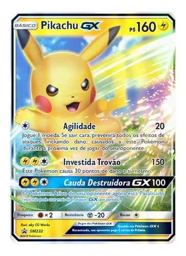 Pokemon Cartas Originais GX e outros tipos em Português