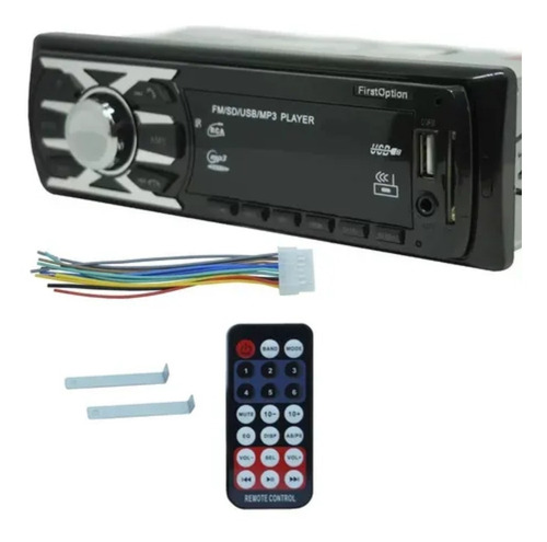 Imagem 5 de 5 de Mp3 Som Carro Automotivo Bluetooth Pendrive Sd Rádio 6660bn