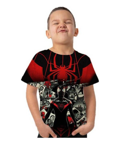 Polera Studione Niño Spiderman Miles Morales