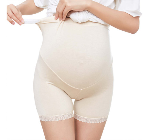 Pantalones Cortos De Encaje Para Mujeres Embarazadas Con Lev