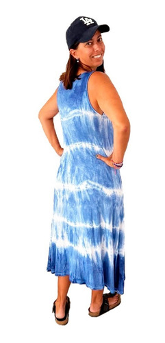 Vestido Batik Largo Verde