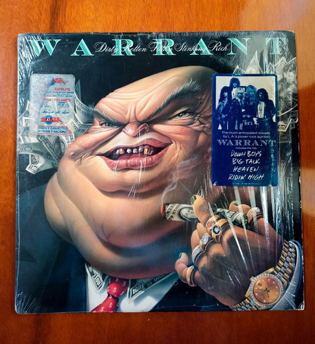 Warrant - Dirty Rotten Filthy Stinking Rich Lp Vinyl 