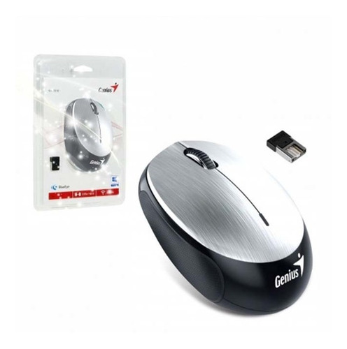 Mouse Inalambrico Genius Nx-9000 Bt Plateado