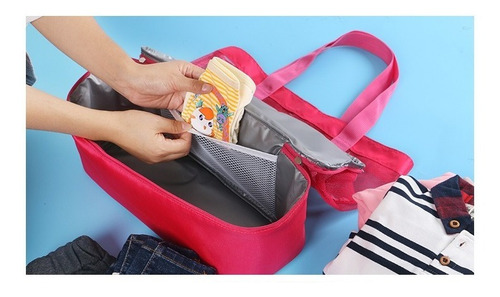 Imagen 6 de 7 de Multifuncional Malla Y Aislante Bolsa Para Picnic Y La Playa