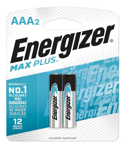 Pilas Alcalinas Aaa 2 Un Energizer Max Plus