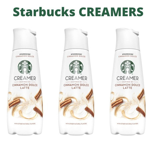 Starbucks Creamer 3 Piezas Cinnamon Dolce Latte Importado