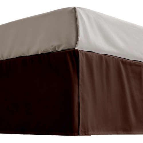 Cubresommier 2 Plazas 150x190 Cubre Somier Chocolate Decohoy