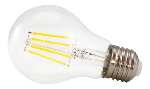 Imagen 2 de 10 de Bombillo Led Vintage Filamentos Tipo Edison Luz Calida 2700k