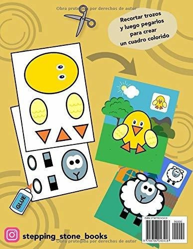 Cortar Y Pegar. Libro De Trabajo Para Niños. Nivel, De Krylova, Elena. Editorial Independently Published En Español