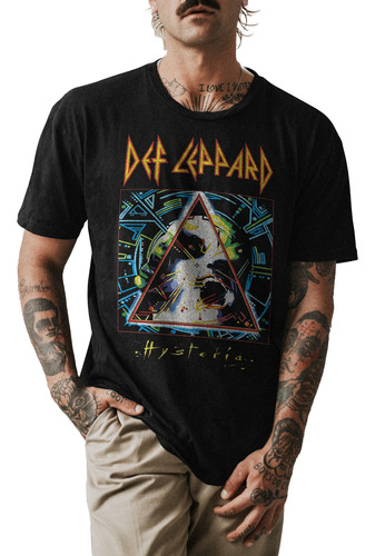 Polo Personalizado Banda De Rock Def Leppard 002