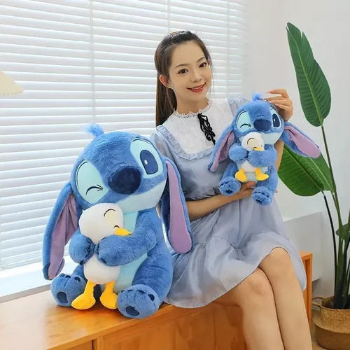 Peluche Stitch Guiño Abrazando A Un Pato Lilo & Stitch,1pc