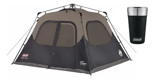 Carpa Coleman Instant 4 Personas + Vaso Termico Coleman 600m