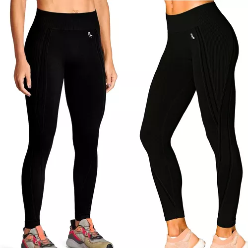 Kit 02 Legging Max Lupo Sport, 2 Preto