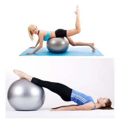 Imagen 3 de 5 de Pelota Balon De Yoga Pilates 85cm / Terapia / Ejercicios
