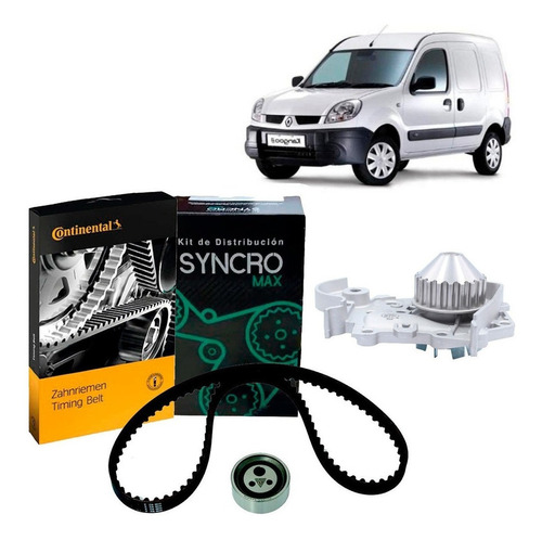 Kit Distribucion + Bomba Para Renault Kangoo 1.6 K7m 1999-08