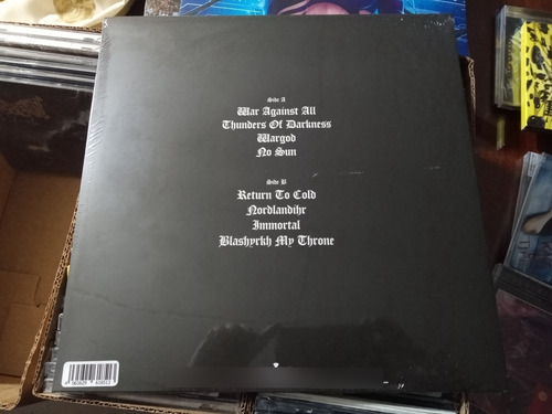Immortal - War Against All - Vinilo Color Importado