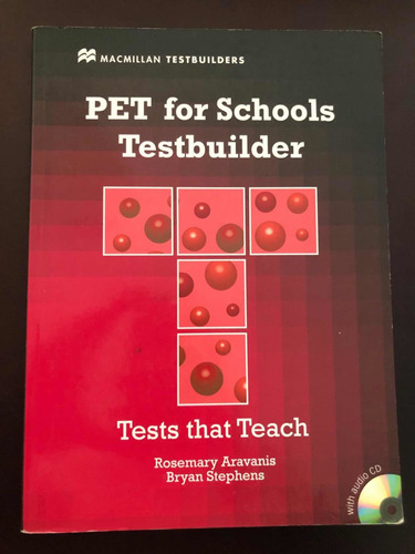 Libro Pet For Schools Testbuilder - Tests That Teach. Oferta