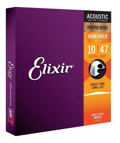 Encordoamento Elixir 010 Phosphor Bronze 16002