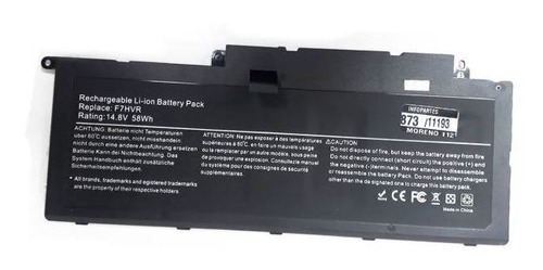 Bateria P/ Dell Inspiron 15-7537 17-7737 7746 F7hvr 062vhn G