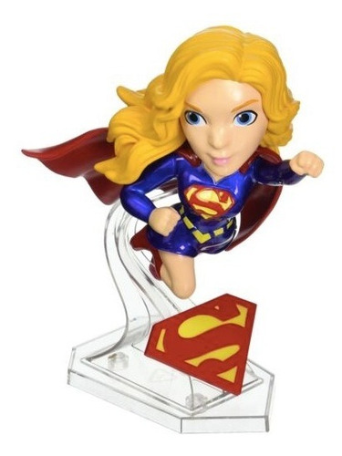 Imagen 4 de 4 de Juguete Metálico Supergirl Superman Dc Comics Figura Accion
