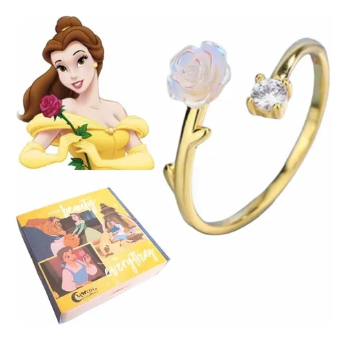 Anillo de la bella y la bestia swarovski deals