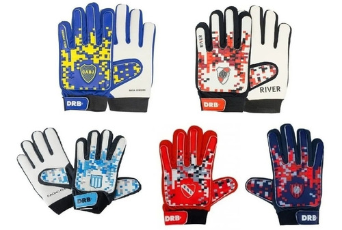 Imagen 3 de 4 de Guantes De Arquero Drb® Niños Clubes Oficiales Los 5 Grandes